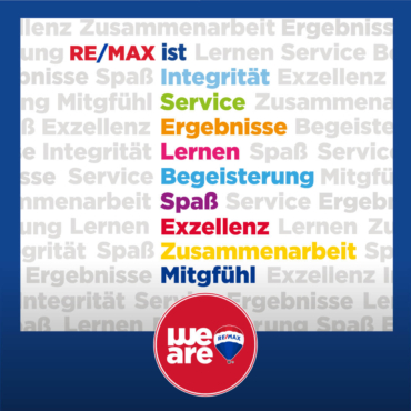 Werte REMAX Arbeit als Immobilienmakler